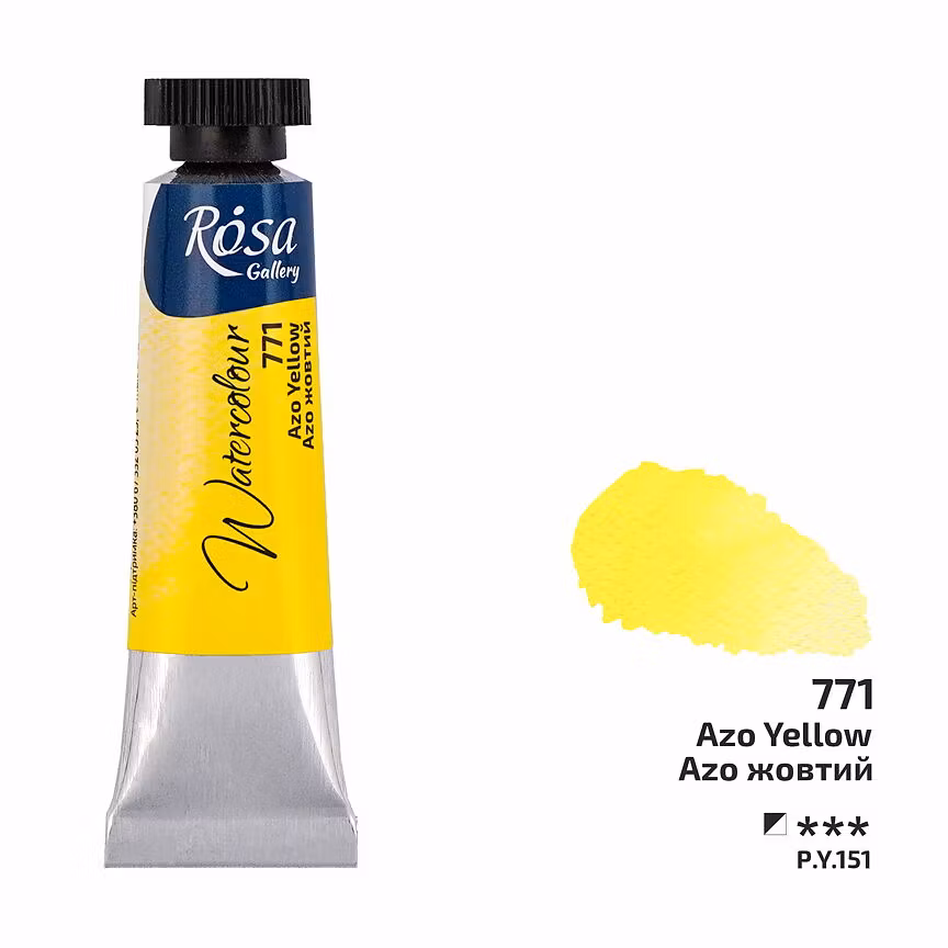 771-Tub Azo Yellow- Rosa Gallery Watercolor