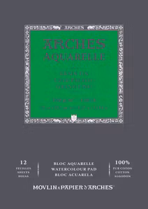 5091-Arches CP 100% Bomull Akvarellpapper 21x29,7 cm