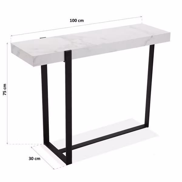 Mottagare Carole Metall (30 x 75 x 100 cm)