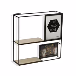 Bokhylla Stael Metall (9,5 x 33 x 33 cm)