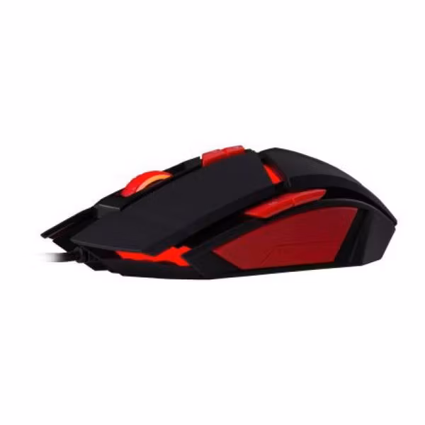 Gaming Mus Hiditec Micrurus 8100 dpi Svart Röd