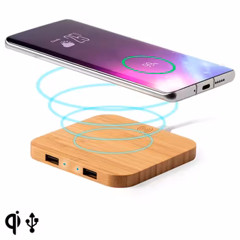 Qi Trådlös Laddare till Smartphones Bambu 146542