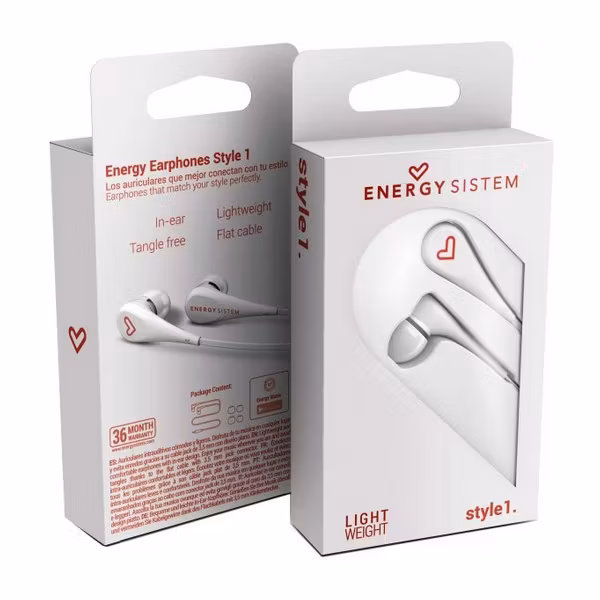 Knapphörlurar Energy Sistem 3.5 mm (1,2 m)