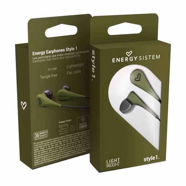Knapphörlurar Energy Sistem 3.5 mm (1,2 m)