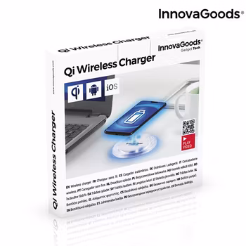 Qi Trådlös Laddare till Smartphones Wh InnovaGoods