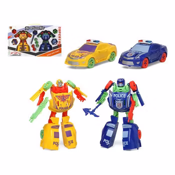 Bilrobot Gul Blå 112659 (2 st)