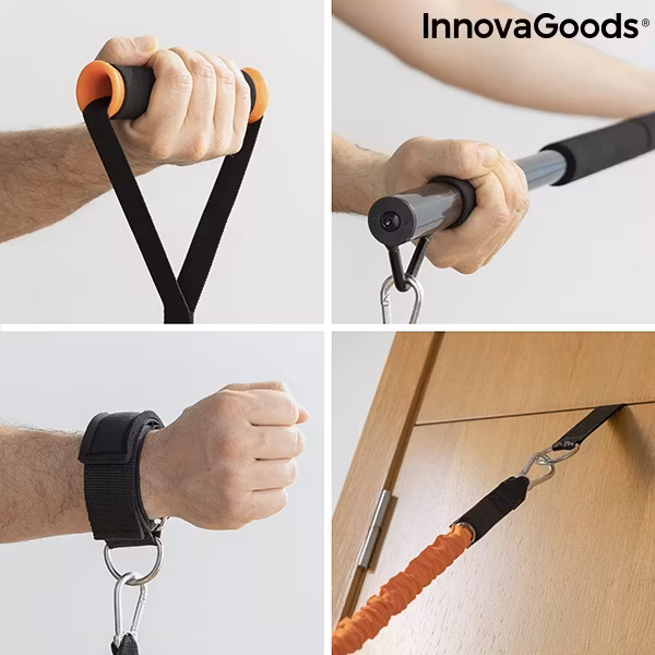 Komplett bärbart träningssystem med träningsguide Gympak Max InnovaGoods Sport Fitness