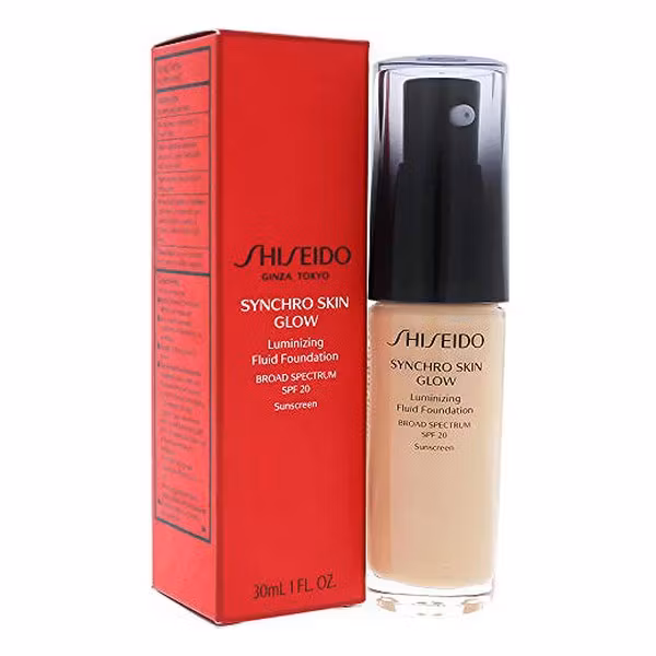 Flytande makeupbas Skin Glow Shiseido-spf20
