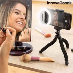 Återuppladdningsbar ljusring för selfies Instahoop InnovaGoods Gadget Tech