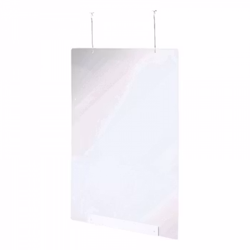 Transparent skiljevägg 142595 Hängen Vit(Covid 19)