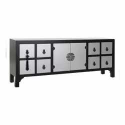 TV-bänk med lådor DKD Home Decor Orientalisk Trä MDF