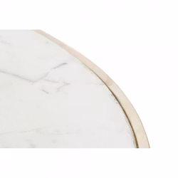 Sidobord DKD Home Decor Marmor Järn