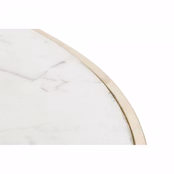 Sidobord DKD Home Decor Marmor Järn