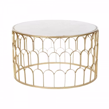 Sidobord DKD Home Decor Marmor Järn