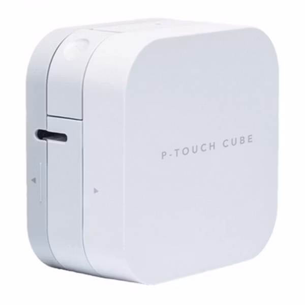 Etikettskrivare Brother PTP300BT Cube 180 dpi 20 mm/s Vit