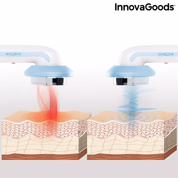 3-i-1 Massageapparat Anti-celluliter med Ultraljudskavitation med Infravärme och Elektrostimulering CellyMax InnovaGoods Wellness Beauty
