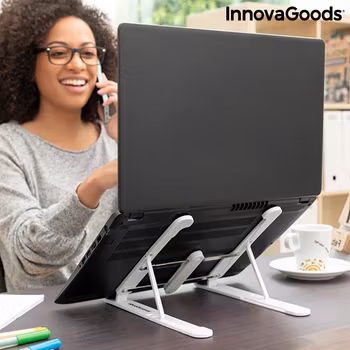 Vikbart och justerbart stativ för bärbar dator Flappot InnovaGoods Home Living