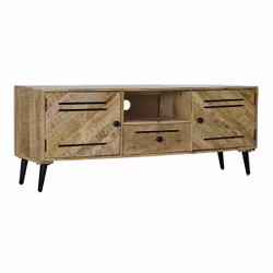 TV-möbler DKD Home Decor Brun Metall Mangoträ (150 x 59 x 40 cm