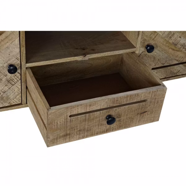 TV-möbler DKD Home Decor Brun Metall Mangoträ (150 x 59 x 40 cm