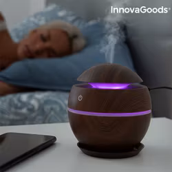 Miniluftfuktare och doftspridare Dark Walnut InnovaGoods