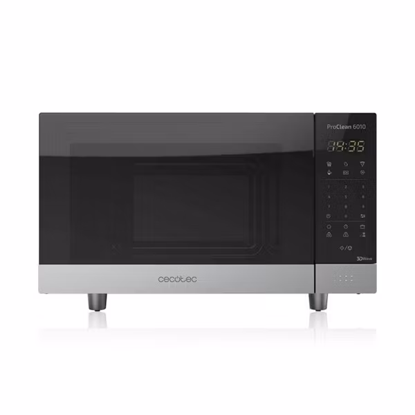 Mikrovågsugnen Cecotec ProClean 6010 23 L 800W Svart Silvrig