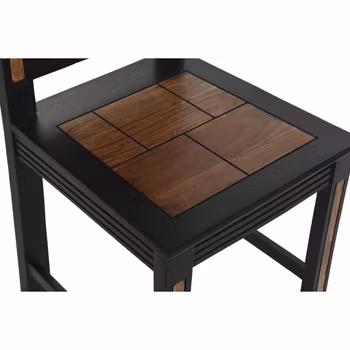 Matsalsstol DKD Home Decor Mörkbrun Akaciaträ (42 x 47 x 102 cm