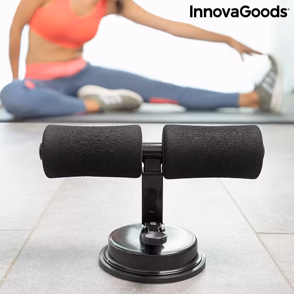 Situps-fotfäste med sugkopp och träningsguide CoreUp InnovaGoods Sport Fitness