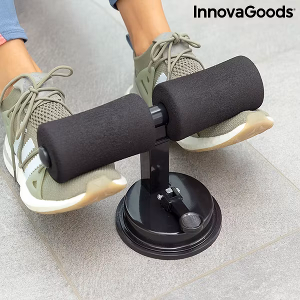 Situps-fotfäste med sugkopp och träningsguide CoreUp InnovaGoods Sport Fitness
