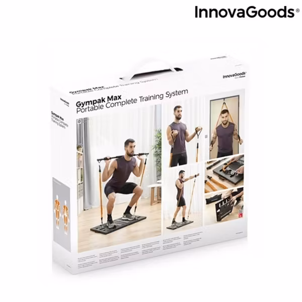 Komplett bärbart träningssystem med träningsguide Gympak Max InnovaGoods Sport Fitness