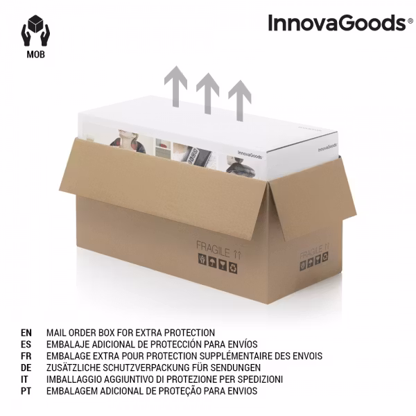 Förstorande Spegel med LED 4-in-1 Ledflect InnovaGoods
