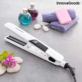 Ceramic Hair Iron with Steam Stemio InnovaGoods 36 W Wellness Beauty,