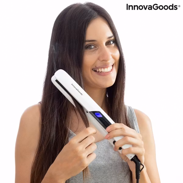 Ceramic Hair Iron with Steam Stemio InnovaGoods 36 W Wellness Beauty,