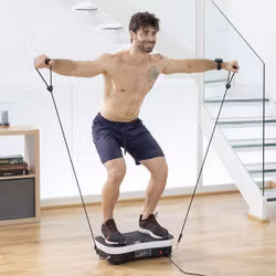 Vibrationsplatta med tillbehör och träningsguide Vybeform InnovaGoods Wellness Sport
