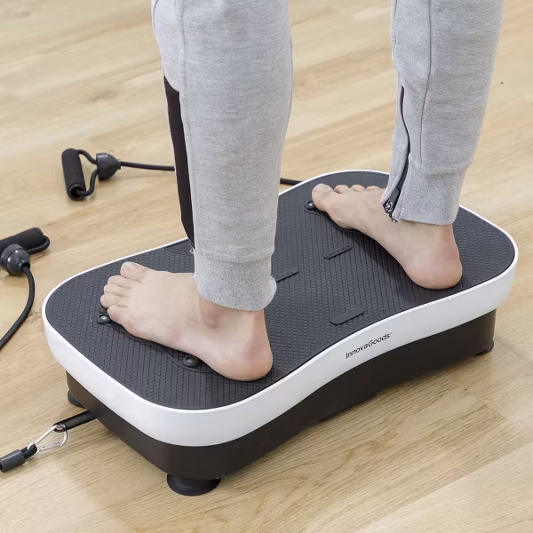Vibrationsplatta med tillbehör och träningsguide Vybeform InnovaGoods Wellness Sport