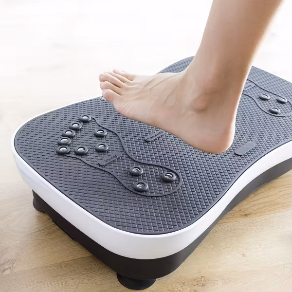 Vibrationsplatta med tillbehör och träningsguide Vybeform InnovaGoods Wellness Sport