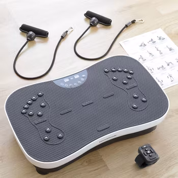 Vibrationsplatta med tillbehör och träningsguide Vybeform InnovaGoods Wellness Sport