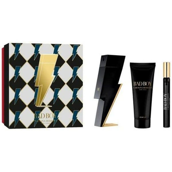 Parfymset Herrar Carolina Herrera Bad Boy 3 Delar