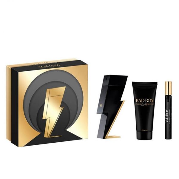 Parfymset Herrar Carolina Herrera Bad Boy 3 Delar