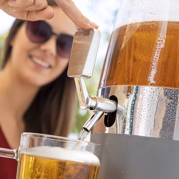 Mini ölfatbehållare Dryckdispenser för fest & familjemöten