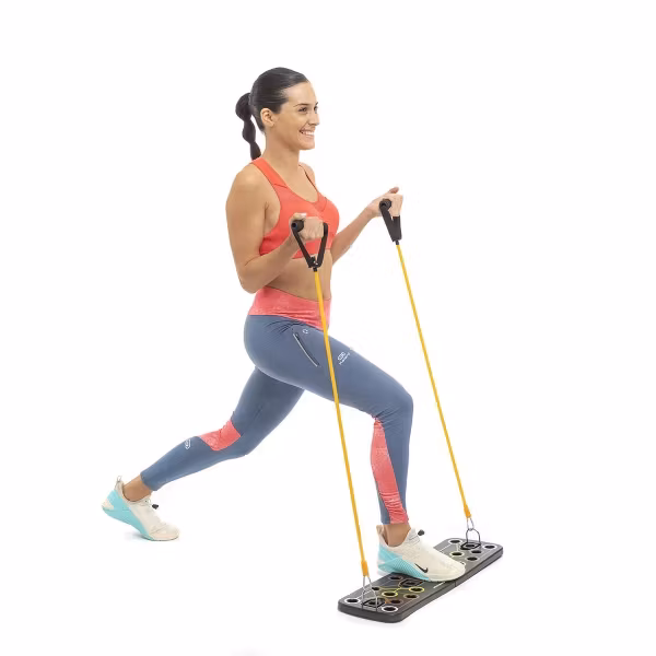Upphävningsbräda med Motståndsband och Träningsguide Pulsher InnovaGoods Sport Fitness!