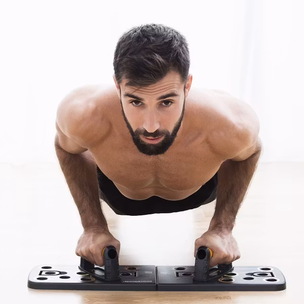 Upphävningsbräda med Motståndsband och Träningsguide Pulsher InnovaGoods Sport Fitness!