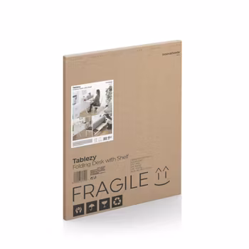 Hopfällbart skrivbord med hylla Tablezy InnovaGoods Home Living!