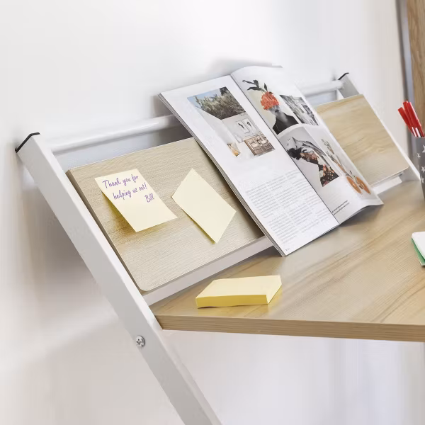 Hopfällbart skrivbord med hylla Tablezy InnovaGoods Home Living!