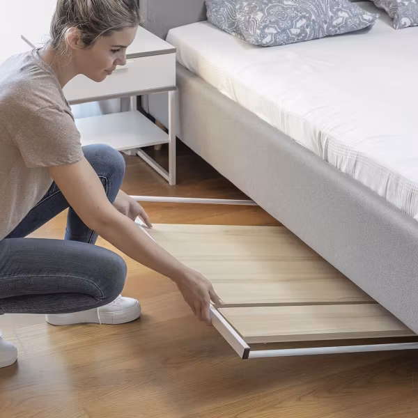 Hopfällbart skrivbord med hylla Tablezy InnovaGoods Home Living!