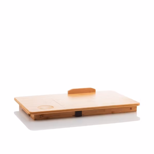Hopfällbart sidobord av bambu Lapwood InnovaGoods Gadget Cool