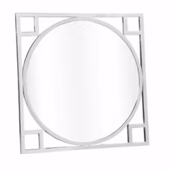 Väggspegel DKD Home Decor Silver Glas Stål (70 x 2 x 70 cm)