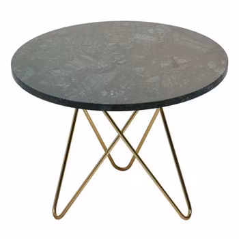 Sidobord (45 x 45 x 35 cm) Marmor