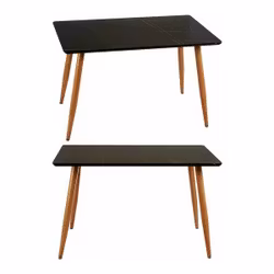 Sidobord Svart Brun Marmor Metall Melamin DM (70 x 75 x 120 cm)