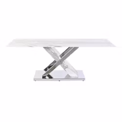 Soffbord DKD Home Decor Glas Stål (120 x 60 x 42 cm)