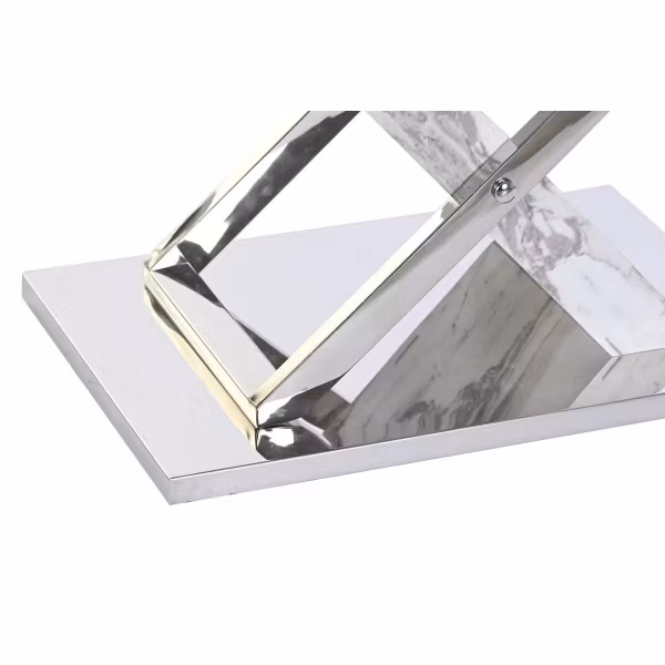 Soffbord DKD Home Decor Glas Stål (120 x 60 x 42 cm)